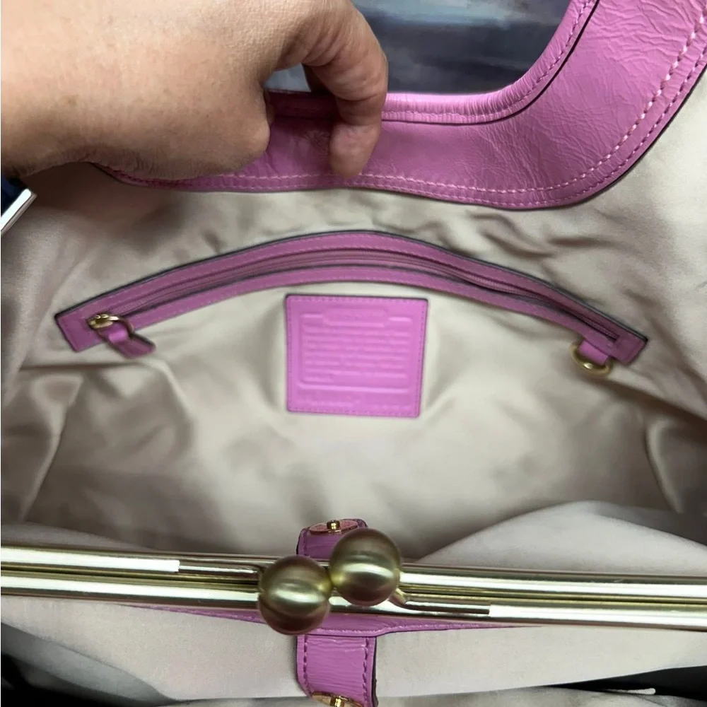 Coach Pink Shoulder Bag - Picture 10 of 15
